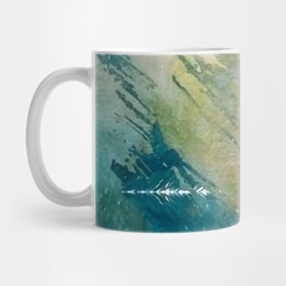 Abstract in azure colors Mug